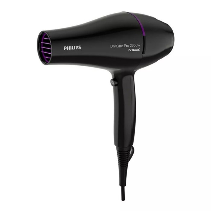 Philips DryCare Pro BHD274 Secador Negro y Violeta Philips DryCare Pro BHD274 Secador Negro y Violeta